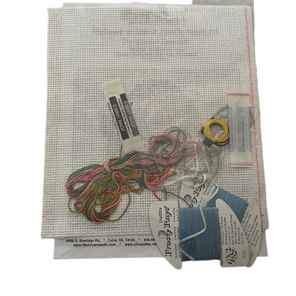 The Silver Needle Cross Stitch Kit Secret Needle Night The Easter Cottage 2007 - Picture 2 of 2